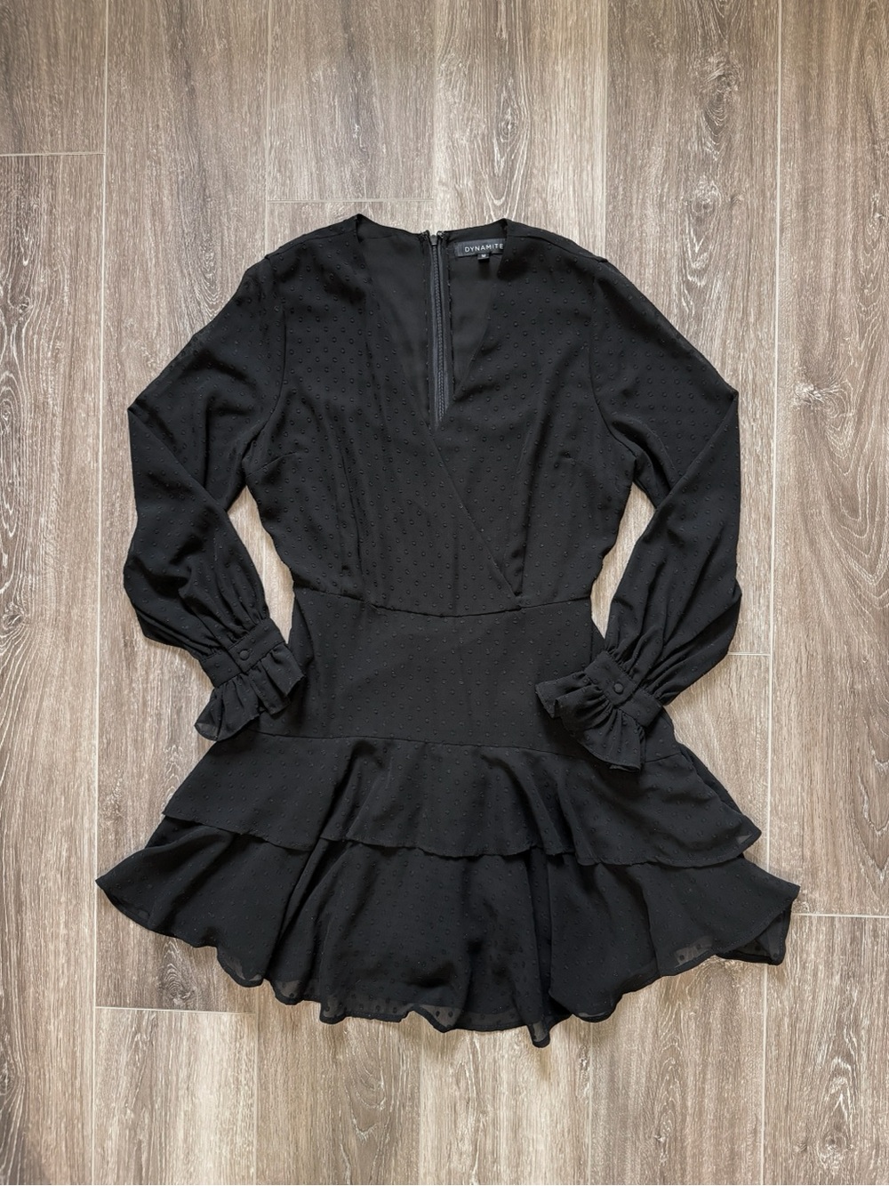 Dynamite textured dots dress